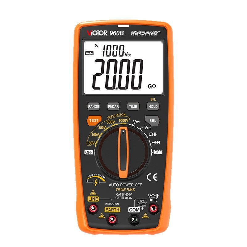 Victor VC960B Insulation Resistance Multimeter Tester