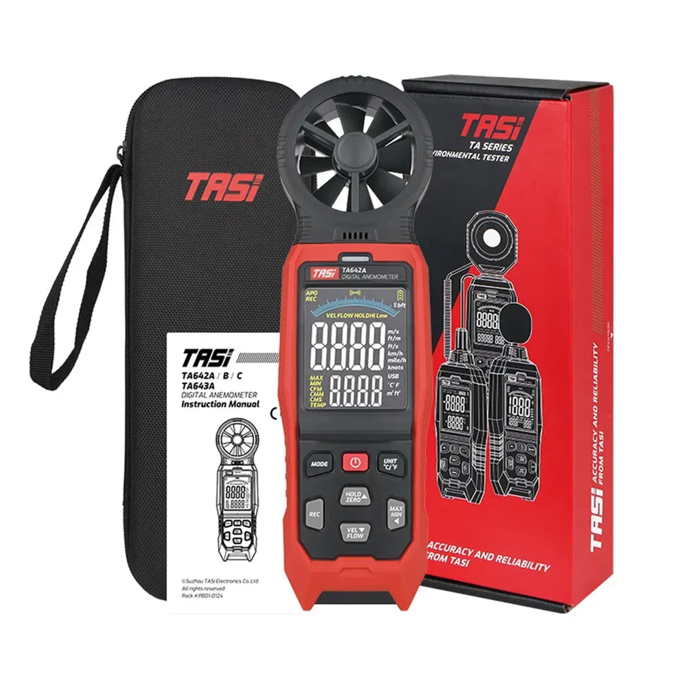 TASI TA642A Digital Anemometer Wind Speed Meter