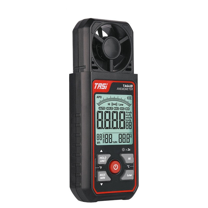 TASI TA641B Digital Anemometer Wind Speed Temp Humidity
