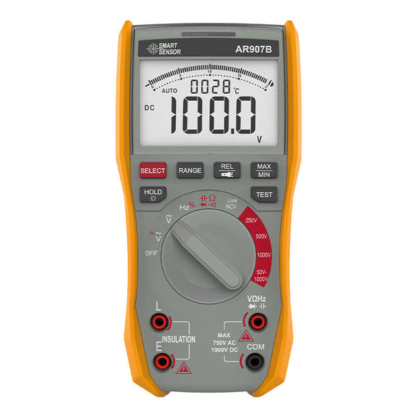 Smart Sensor AR907B Insulation Resistance Tester — clean_en_1