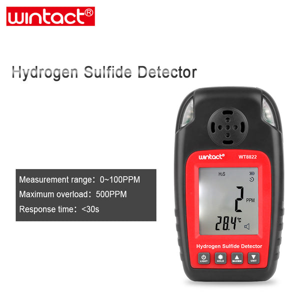 Wintact WT8822 Hydrogen Sulfide Detector H2S Gas Sensor