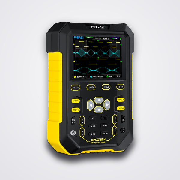 FNIRSI DPOX180H Phosphor Oscilloscope, 180MHz 2CH + DDS