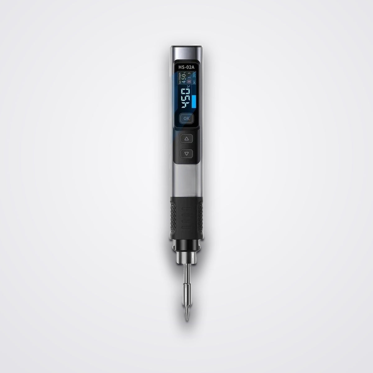 FNIRSI HS-02A 100W smart soldering iron with plug-in B tip
