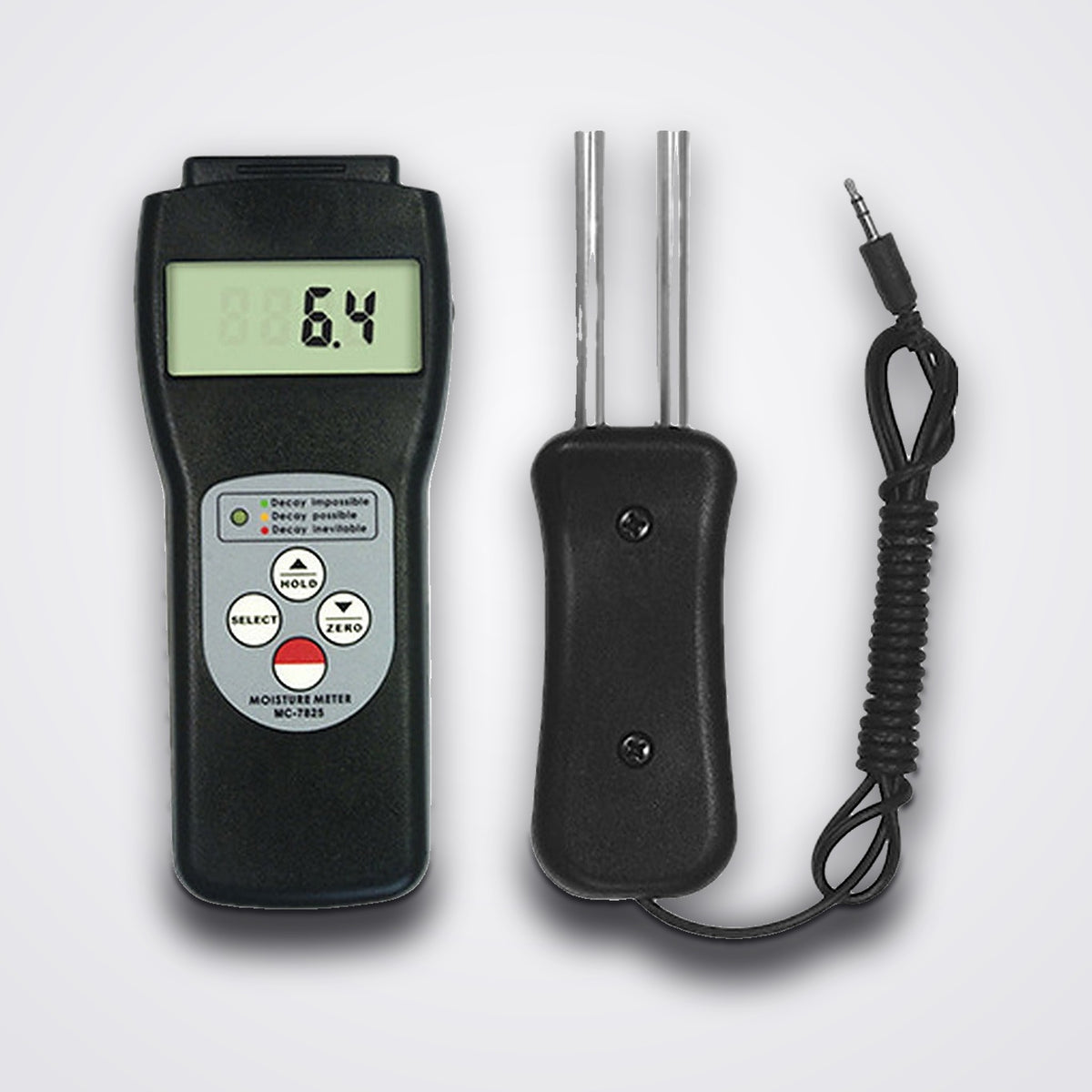 MC7825G Grain Moisture Meter, Probe-Type Digital Grain Moisture Tester for 36 Grain Types