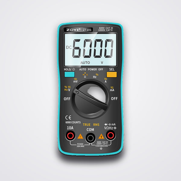 ZOYI ZT101 Digital Multimeter, 6000 Counts