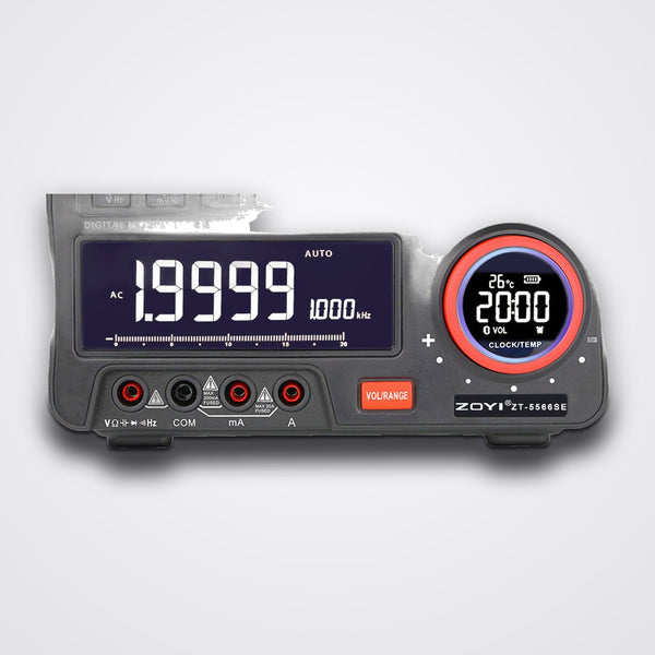 ZT-5566SE Bench Multimeter, Bluetooth Digital Multimeter 19999 Count, 20A