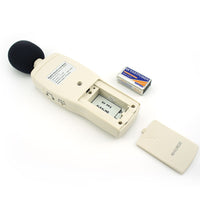 Smart Sensor AS824 handheld noise meter angled view