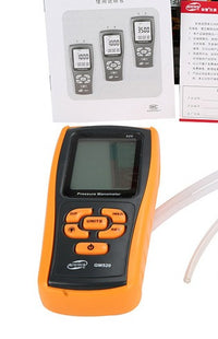 BENETECH GM520 Digital Differential Pressure Manometer USB