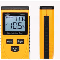 GM630 wood moisture meter front and side view