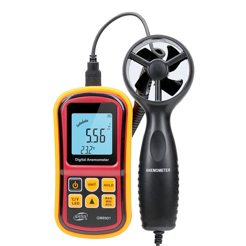 BENETECH GM8901 digital anemometer with vane