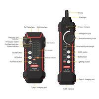 NOYAFA NF-802 buttons, ports and indicators labelled