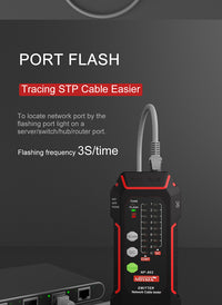 NOYAFA NF-802 port flash feature for locating switch ports