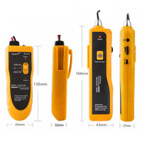 NOYAFA NF-816 Transmitter Receiver four-view dimensions English UI