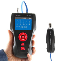 NOYAFA NF-8601 handheld RJ45 mapping with wiremap remote