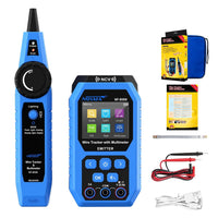 NOYAFA NF-B509 wire tracker digital multimeter kit English UI Menu SCAN CONT Length PoE Flash