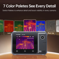 FNIRSI TDM-120P – seven thermal colour palettes