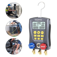DY517 Digital Refrigerant Manifold Gauge, 89 Built-in Refrigerants