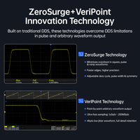 FNIRSI TSG6020 – pulse and arbitrary waveform output examples