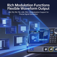 FNIRSI TSG6020 – AM, FM, PM, FSK, ASK and PSK modulation functions