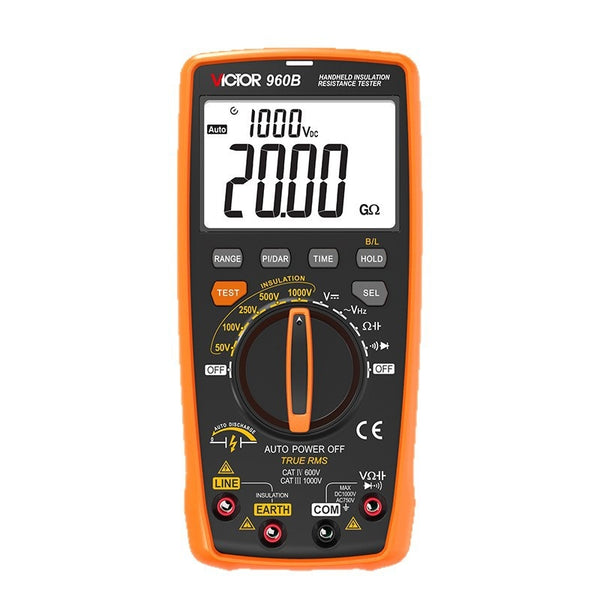 Victor VC960B Insulation Resistance Multimeter Tester