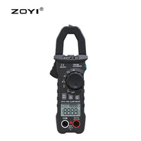 ZOYI ZT-QS9 True-RMS clamp meter — front kit view