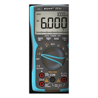 ZOYI ZT-Y1 blue-shell digital multimeter (6000 counts)