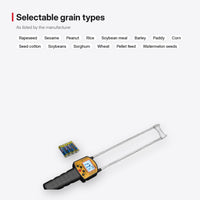 AR991 Grain Moisture Meter, Pin-Type Grain Moisture Tester with Two Long Probes, 5-51%