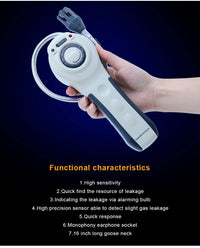 GM8800A handheld gas leak detector in use