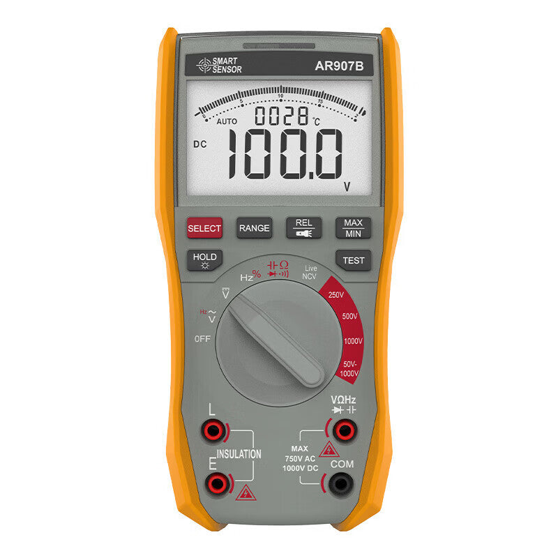 Smart Sensor AR907B Insulation Resistance Tester — clean_en_1