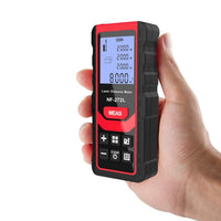 NOYAFA NF-272L voice-assisted laser distance meter handheld English UI main view