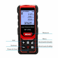 NOYAFA NF-272L English button callouts Measure Add Menu Record