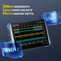 DPOS350P 350MHz Dual Channel Oscilloscope, 4-in-1 Tablet, 1GSa/s