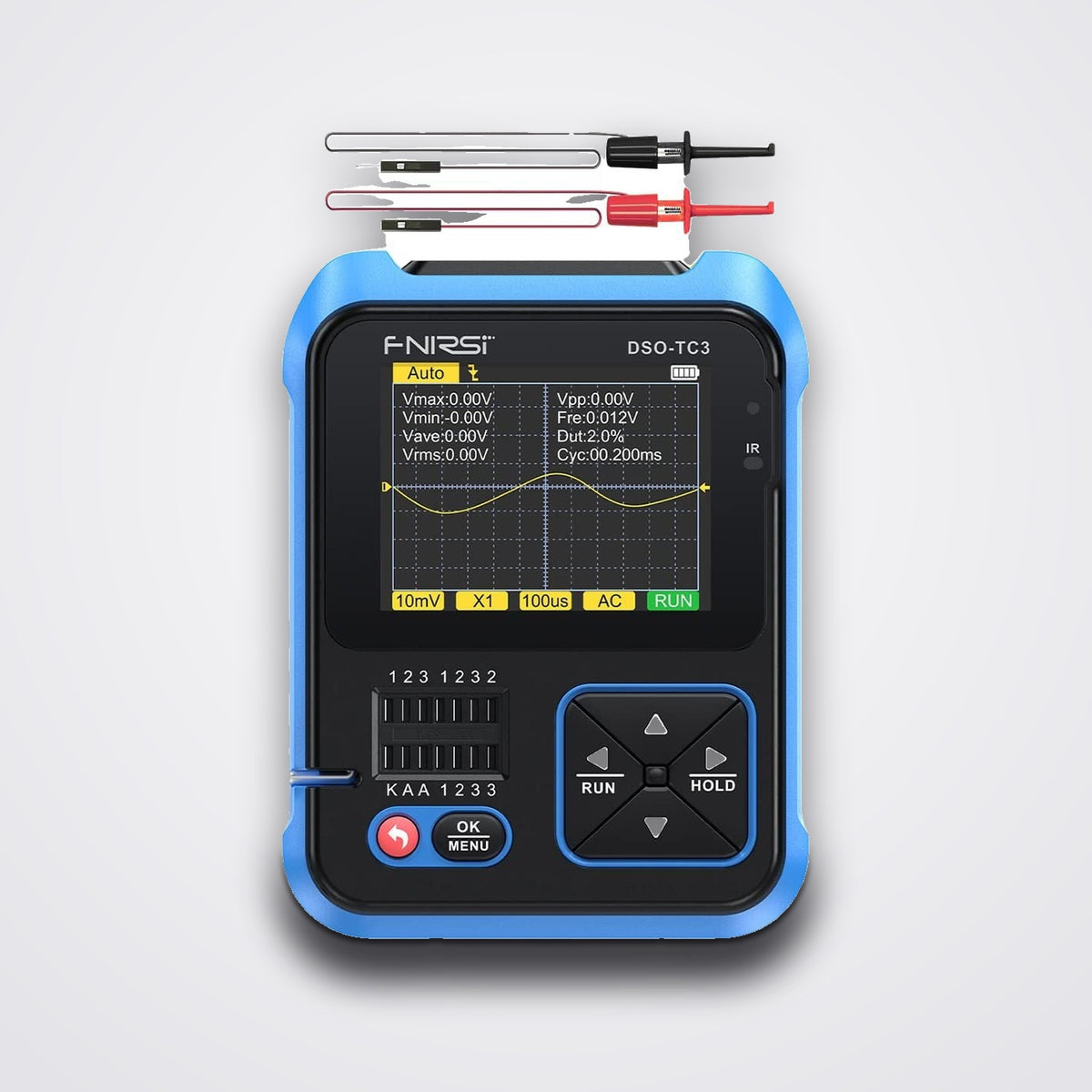 DSO-TC3 3-in-1 Handheld Oscilloscope Component Tester with Signal Generator