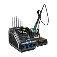 DWS-200-F210 Soldering Station with Temperature Control, 200W, 100-450°C, 2.8in Screen, K Tip