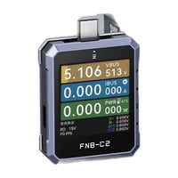 FNB-C2 USB C Tester Power Meter, PD3.1, 4-50V, 600W
