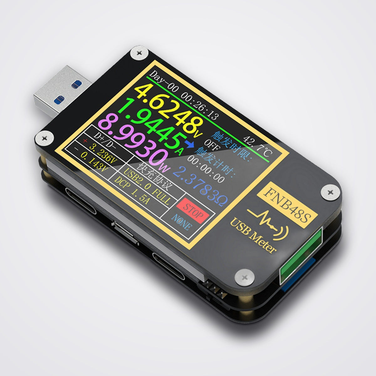 FNIRSI FNB48S Bluetooth USB-C power meter