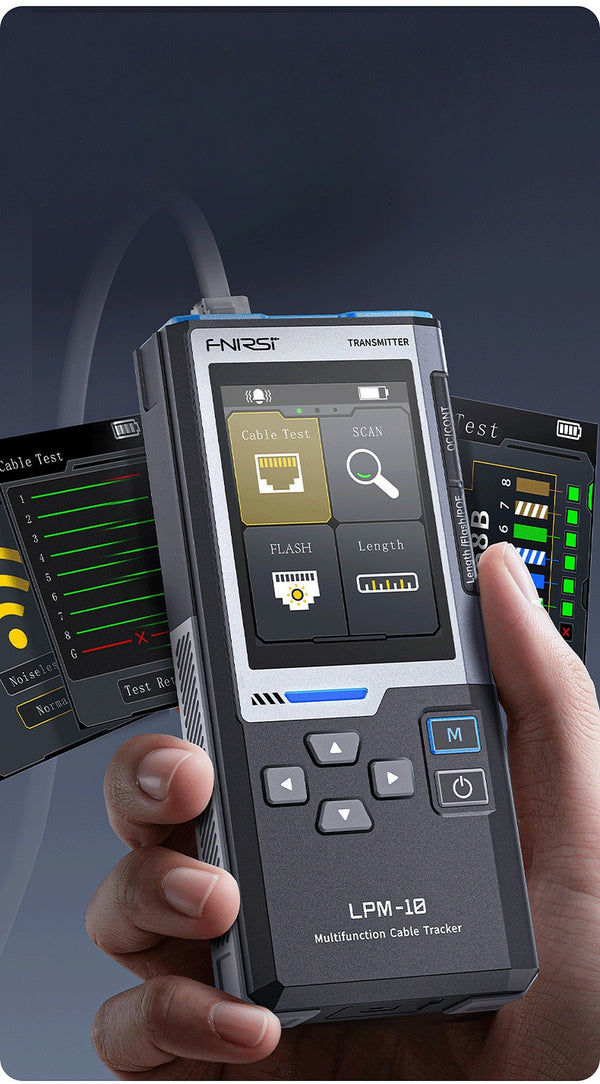 FNIRSI LPM-10A network cable tester transmitter and receiver