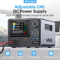 IPS3608 Programmable DC Power Supply, 0-36V 0-8A