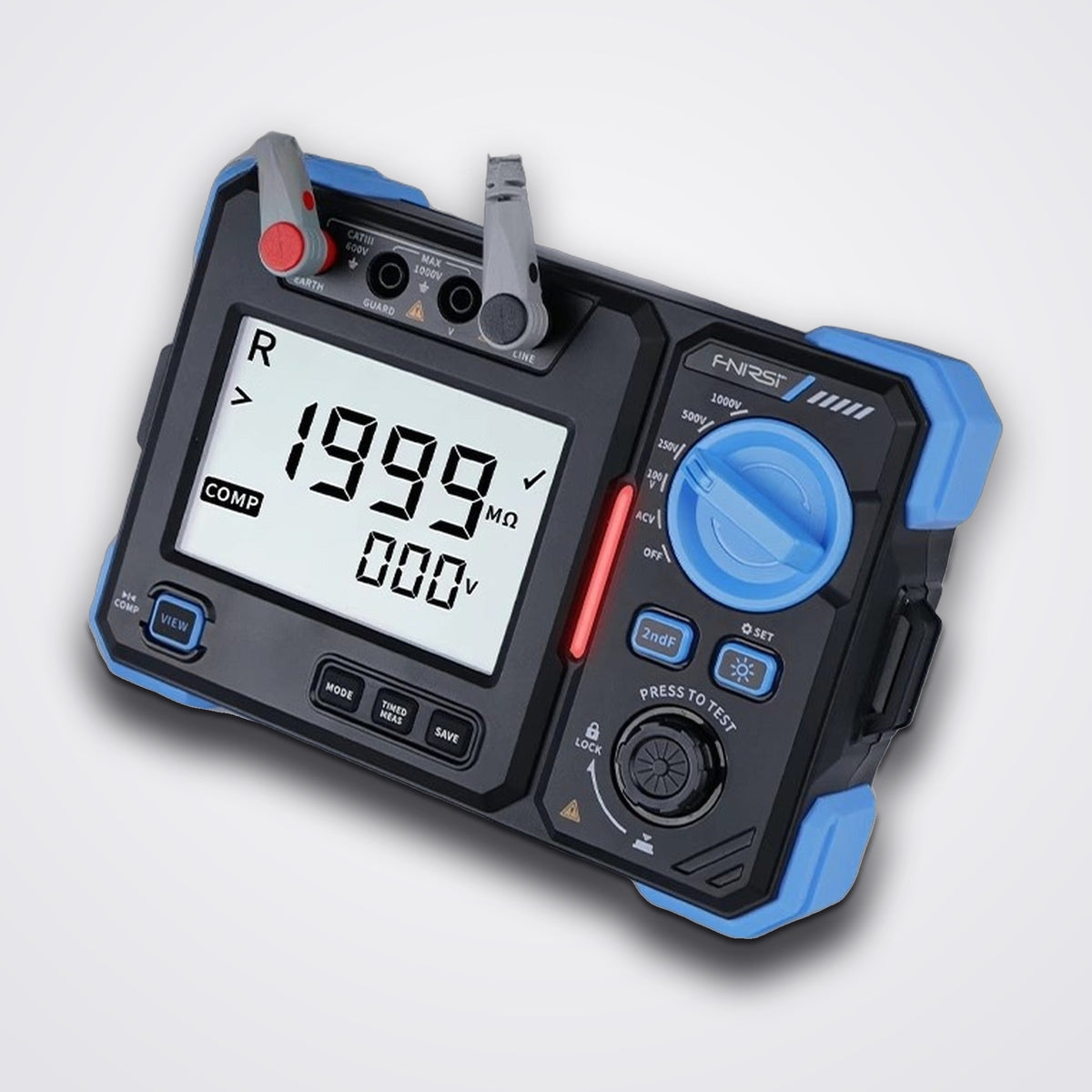 FNIRSI MRT1050 Insulation Resistance Tester, 1000V, 20GΩ