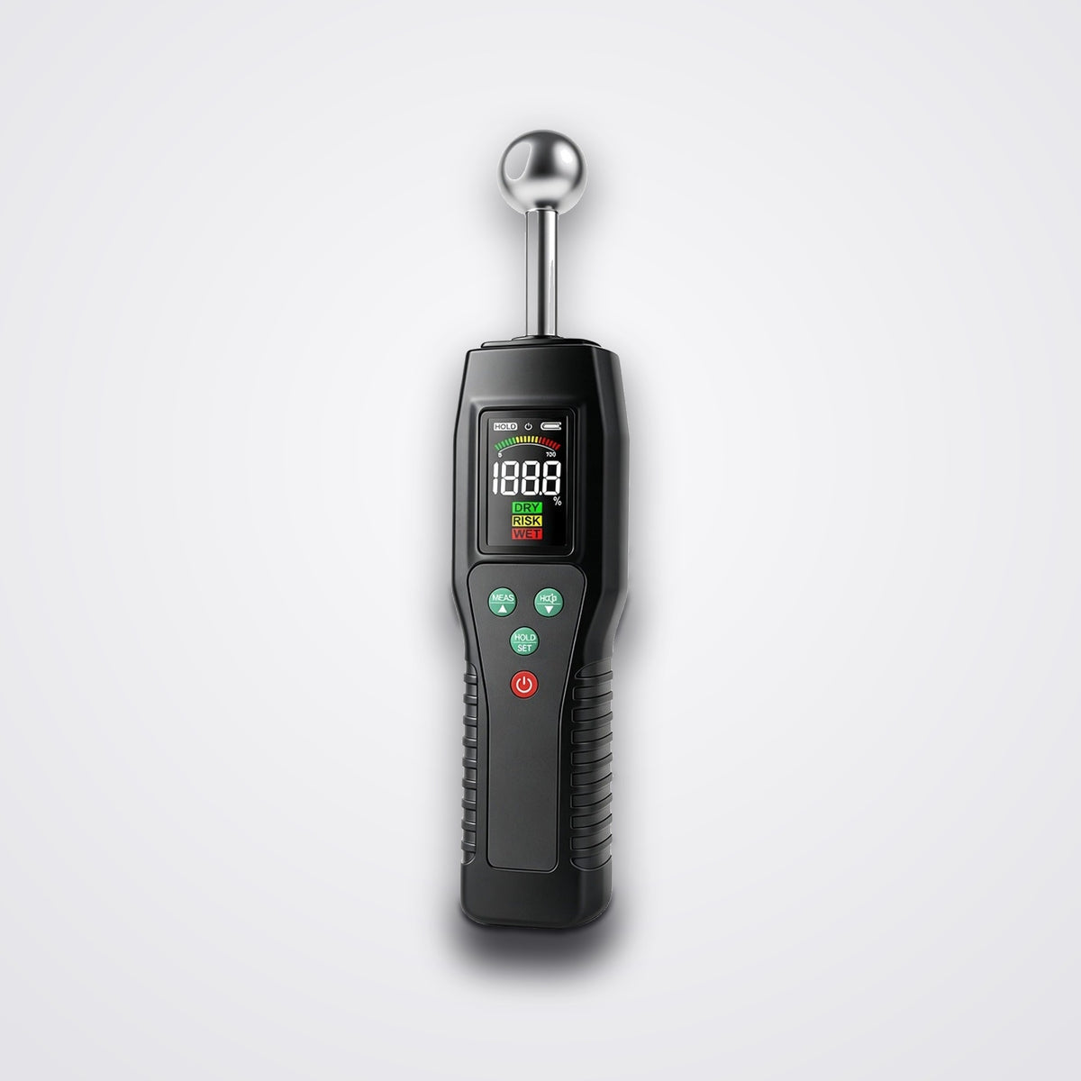 QT700I Pinless Moisture Meter for Walls, Wood & Caravan - Digital Damp Meter, Ball Sensor, 5-40mm Depth