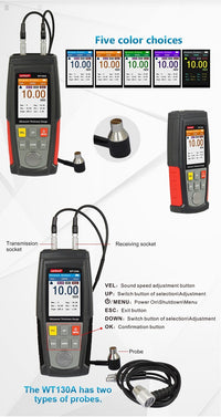 Wintact WT130A ultrasonic thickness gauge