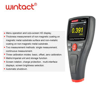 Wintact WT2110 coating thickness gauge