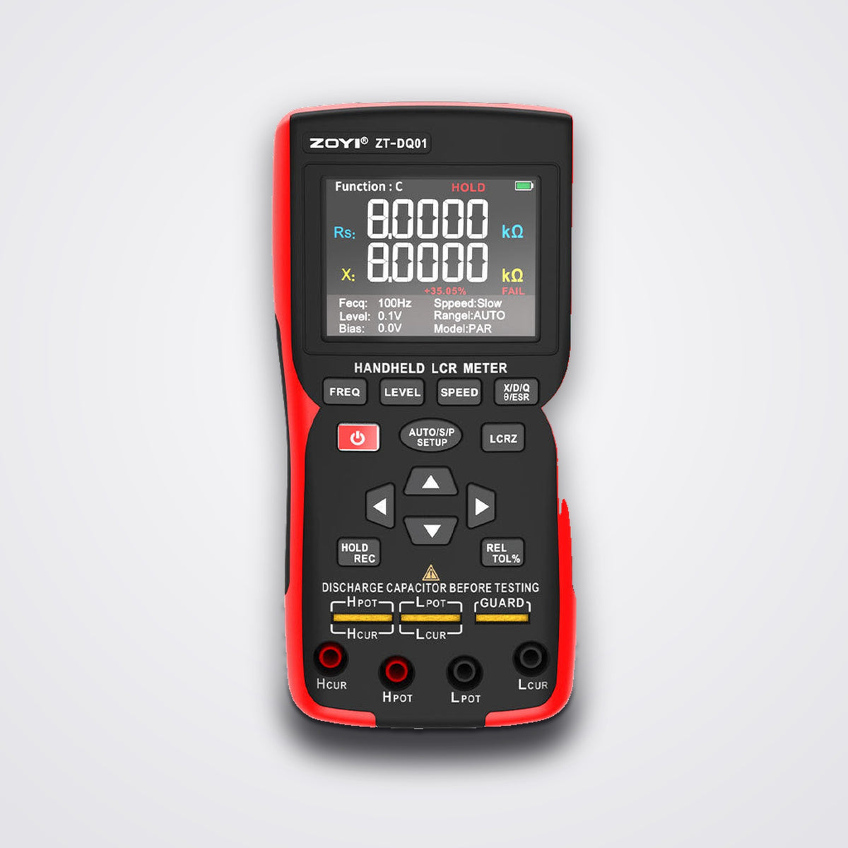 ZOYI ZT-DQ01 Handheld LCR Bridge Meter, Rechargeable