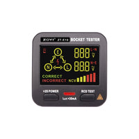 ZOYI ZT-E10 UK Plug Socket Tester, Colour Screen