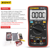 ZOYI ZT111 digital multimeter tester