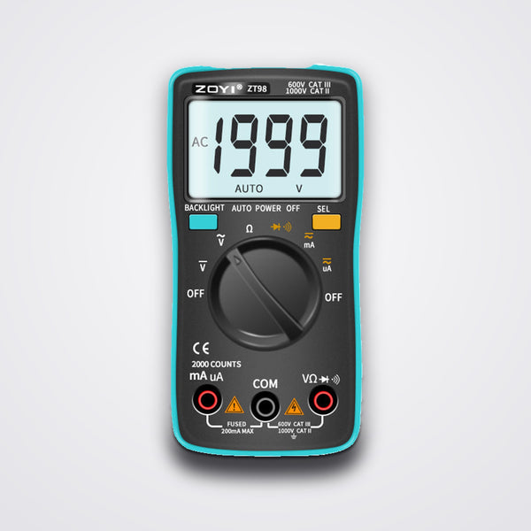 ZOYI ZT98 Digital Multimeter, 1999 Counts