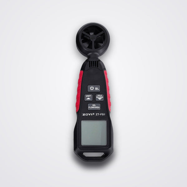 ZT-FS1 Handheld Anemometer Wind Speed Meter, Digital Anemometer 0.4-30 m/s with Temperature